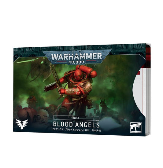 Blood Angels Index Cards 10th Edition Warhammer 40K                      WBGames