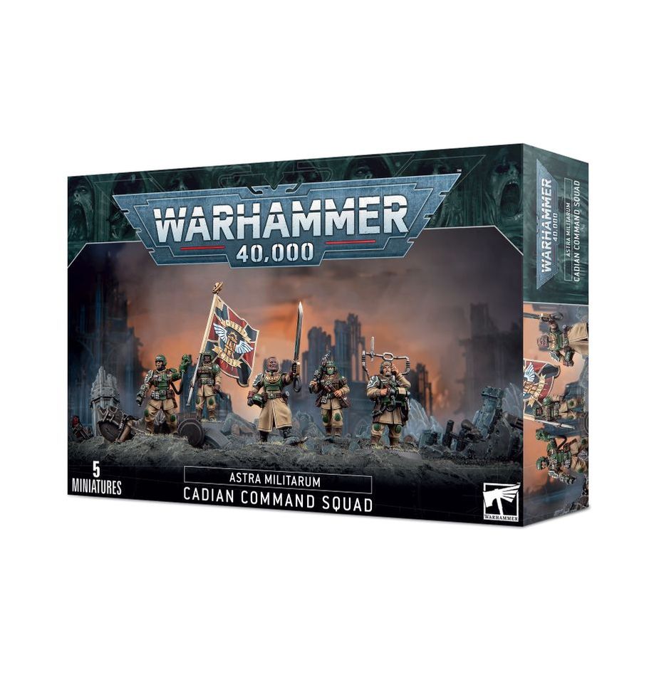Cadian Command Squad Astra Militarum Warhammer 40K