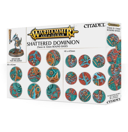 Citadel Shattered Dominion 25 & 32mm Round Bases                         WBGames