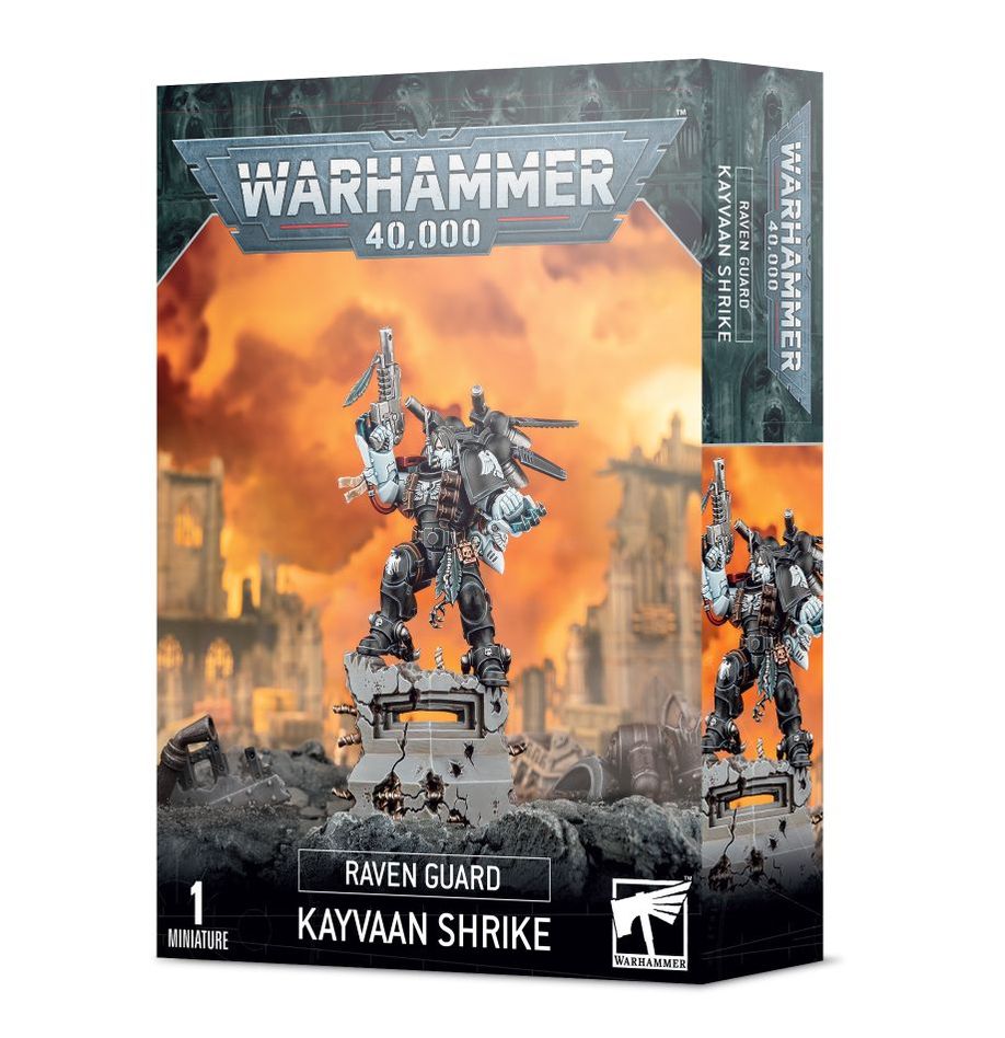 Kayvaan Shrike Raven Guard Space Marines Warhammer 40K