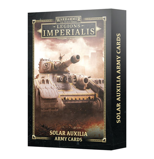 Solar Auxilia Army Cards Legions Imperialis Warhammer Horus Heresy    WBGames
