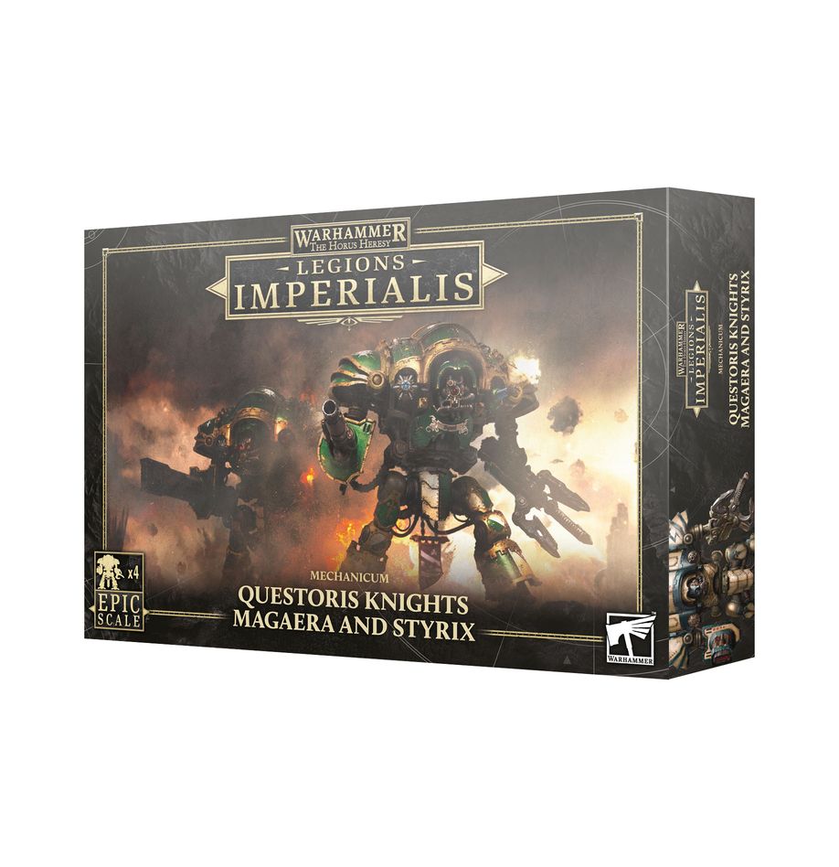 Questoris Knights Magaera And Styrix Legion Imperialis Warhammer Horus Heresy