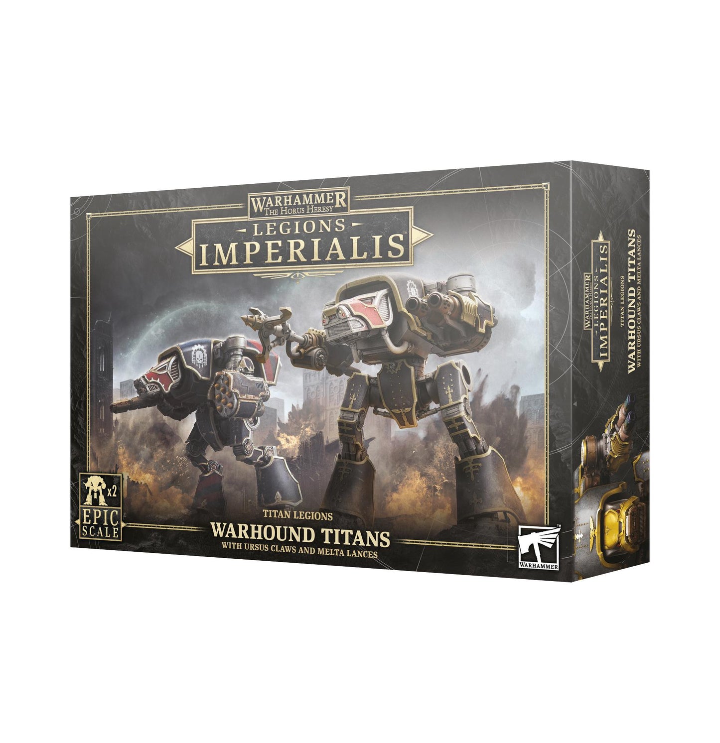 Warhound Titans With Ursus Claws Legions Imperialis