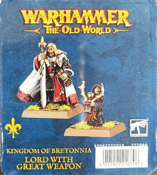 Lord with Great Weapon Kingdom of Bretonnia Warhamer Old World WBGames