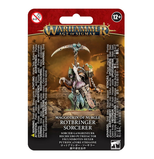 Rotbringer Sorcerer Maggotkin of Nurgle Warhammer AoS WBGames