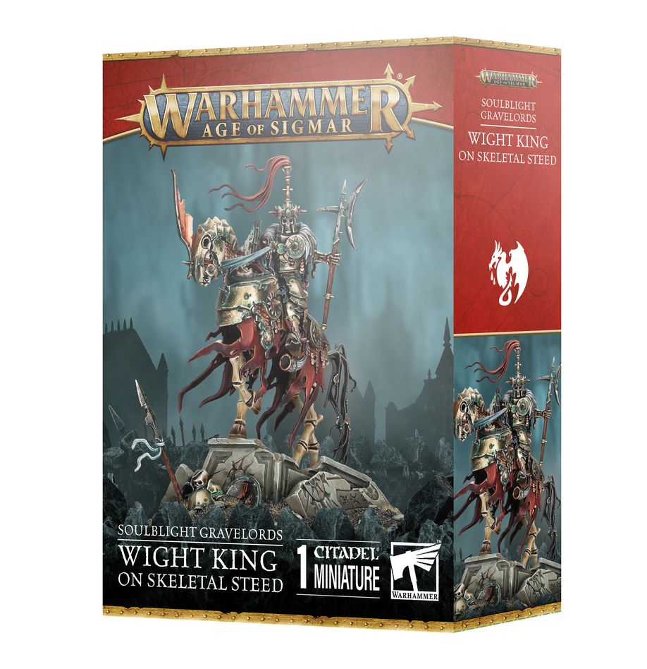 Wight King On Skeletal Steed Soulblight Gravelords Warhammer Age of Sigmar