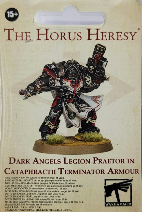 Legion Praetor In Cataphractii Terminator Armour Dark Angels Warhammer Horus Heresy