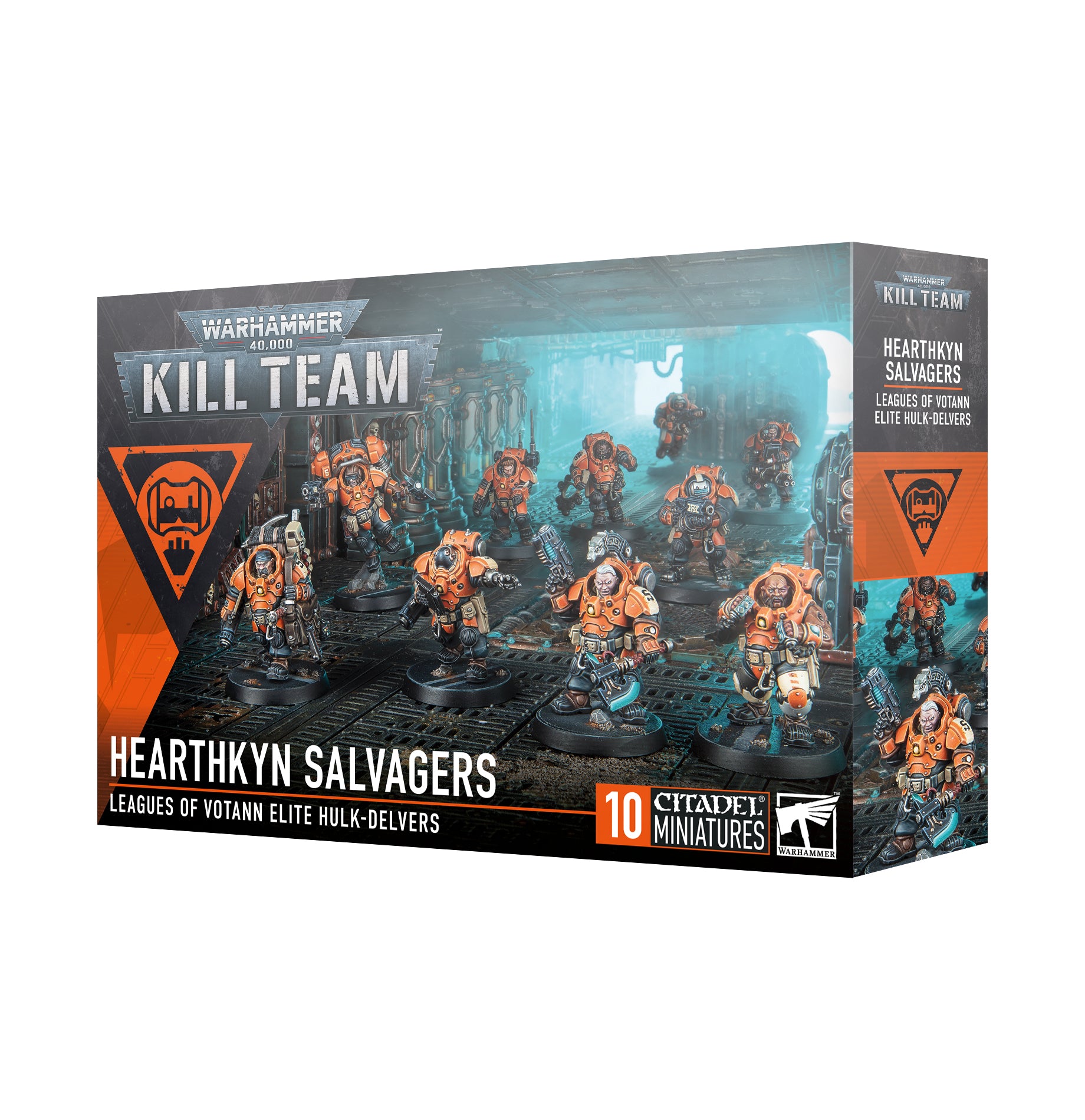 Warhammer 40k Hearthkyn Guerrieri Leghe di Votann Assemblato x10 Warhammer 40k Hearthkyn Guerrieri Leghe di Votann Assemblato x10