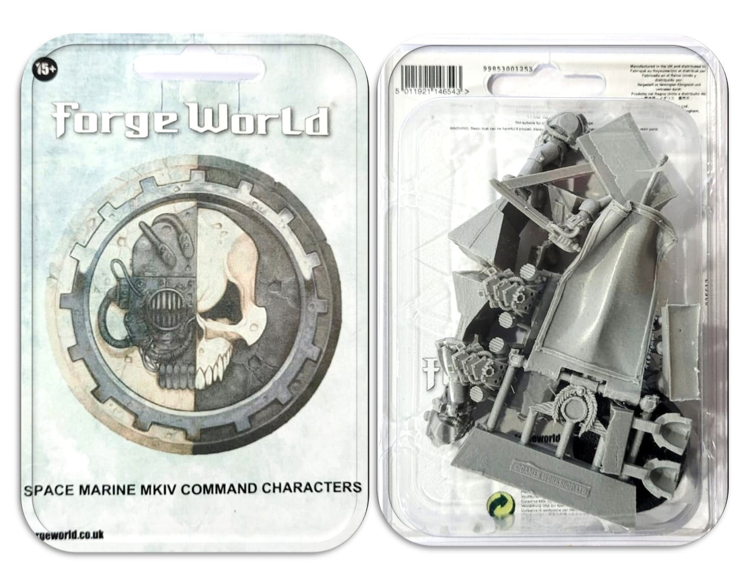 Space Marines MKIV Command Characters Forge World Warhammer Expert Kit