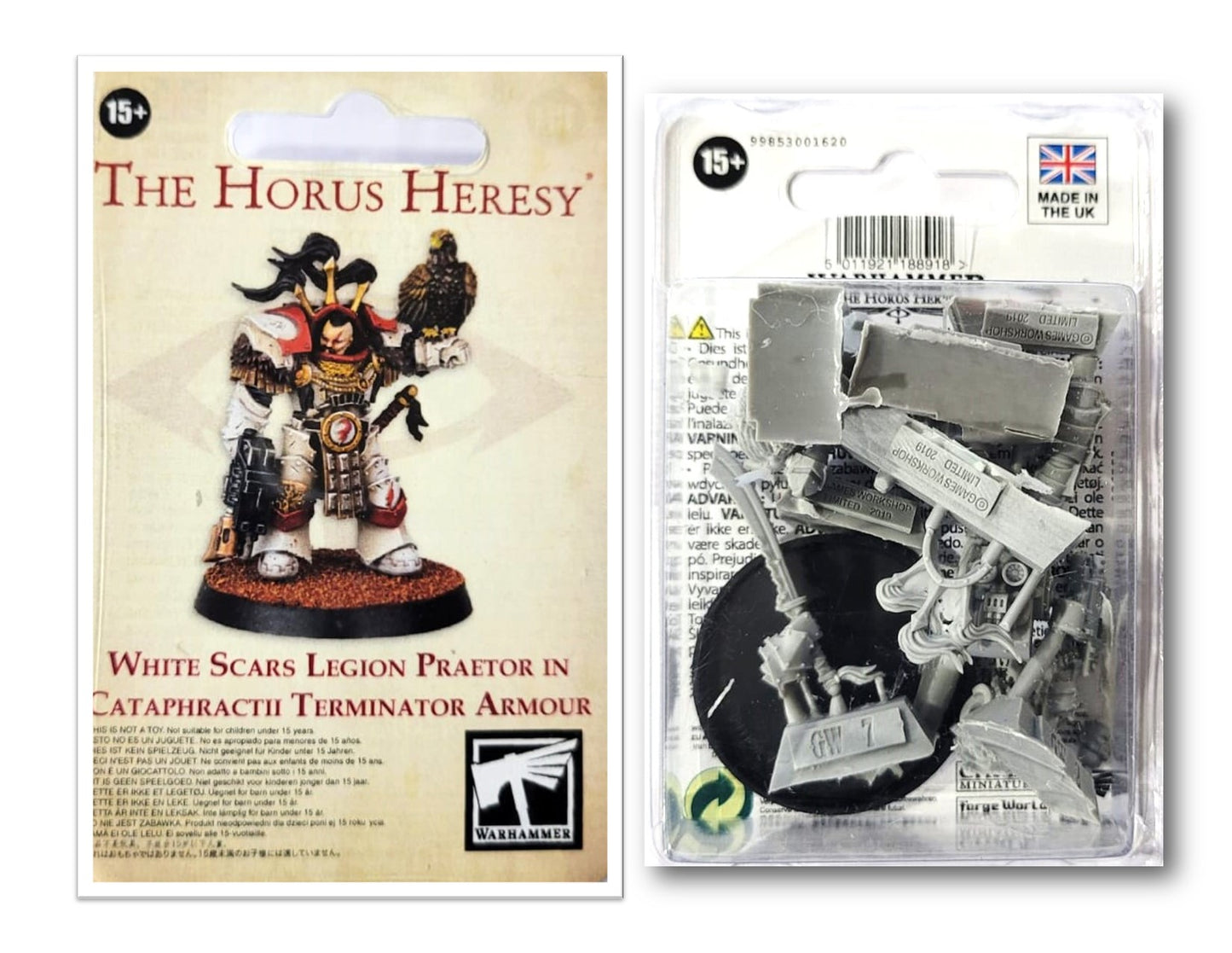 White Scars Legion Praetor In Cataphractii Terminator Armour Horus Heresy Expert Kit