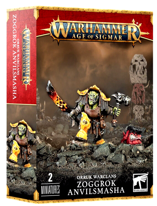 Zoggrok Anvilsmasha Orruk Warclans Ironjawz Warhammer AoS                WBGames