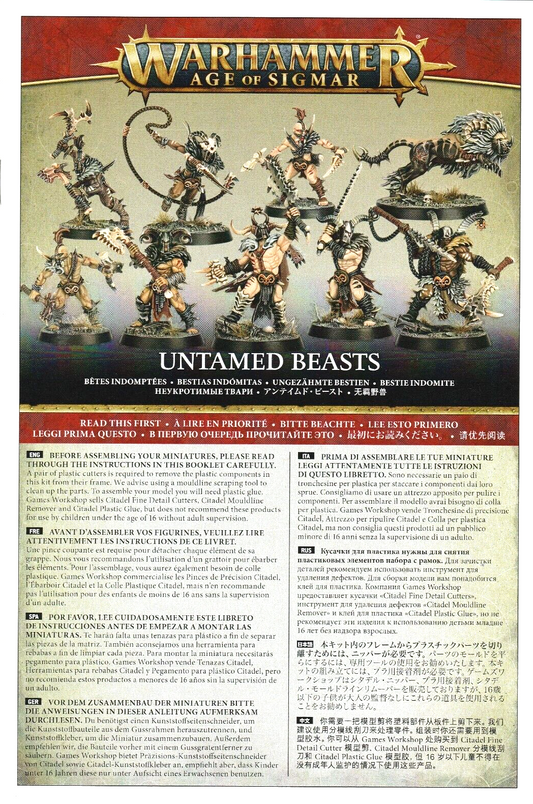 Untamed Beasts Slaves to Darkness Warcry Warhammer Age of Sigmar NIB!    WBGames