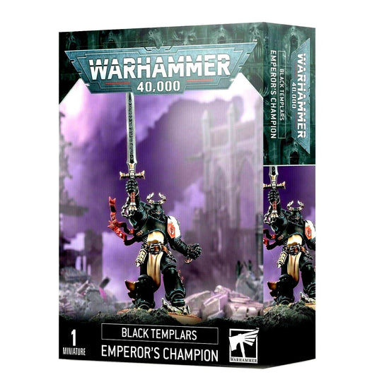 Emperor's Champion Black Templars Warhammer 40K NIB!                     WBGames