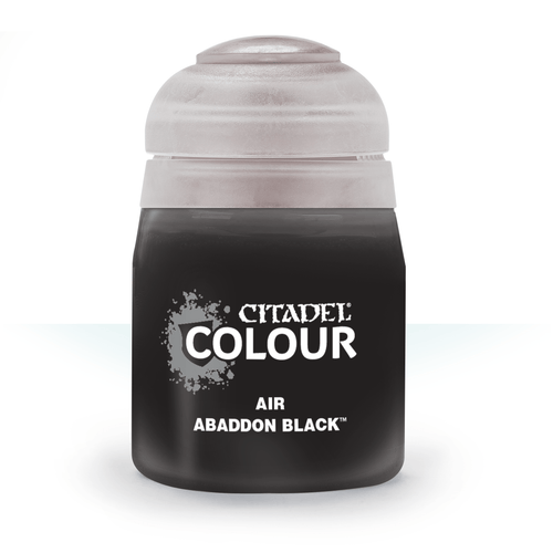 Abaddon Black Air Paint 24ml Games Workshop Citadel Colour