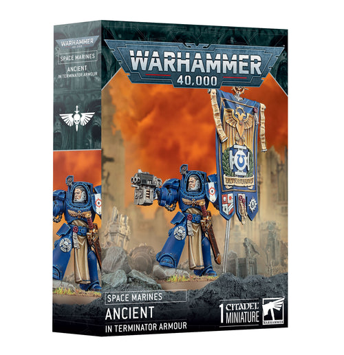Ancient in Terminator Armour Space Marines Warhammer 40K