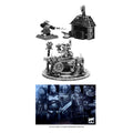 This multipart metal kit builds one Anvil of Doom with three crew, an attendant, and a forge for use in Dwarfen Mountain Holds armies in Warhammer: The Old World.