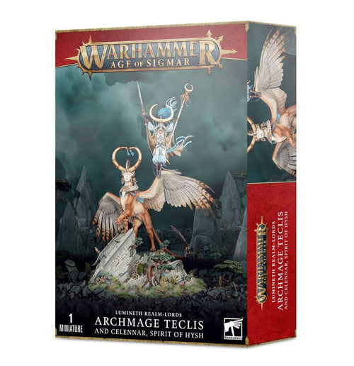 Archmage Teclis And Celennar Spirt of Hysh Lumineth Realm-Lords Warhammer AoS
