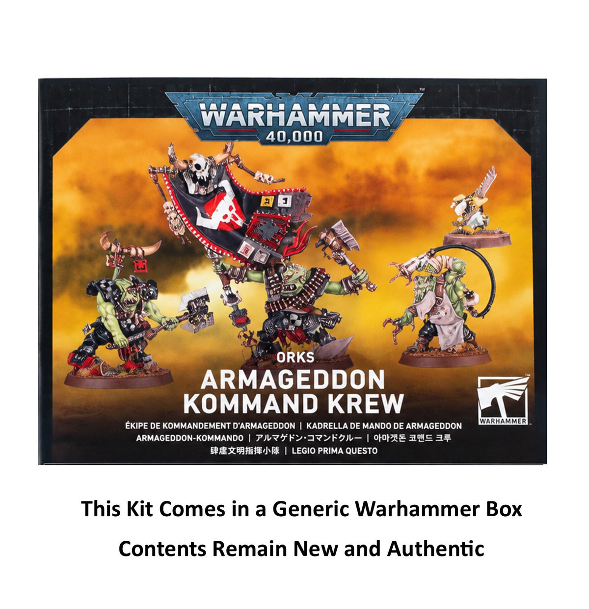 Armageddon Kommand Krew Orks Warhammer 40K