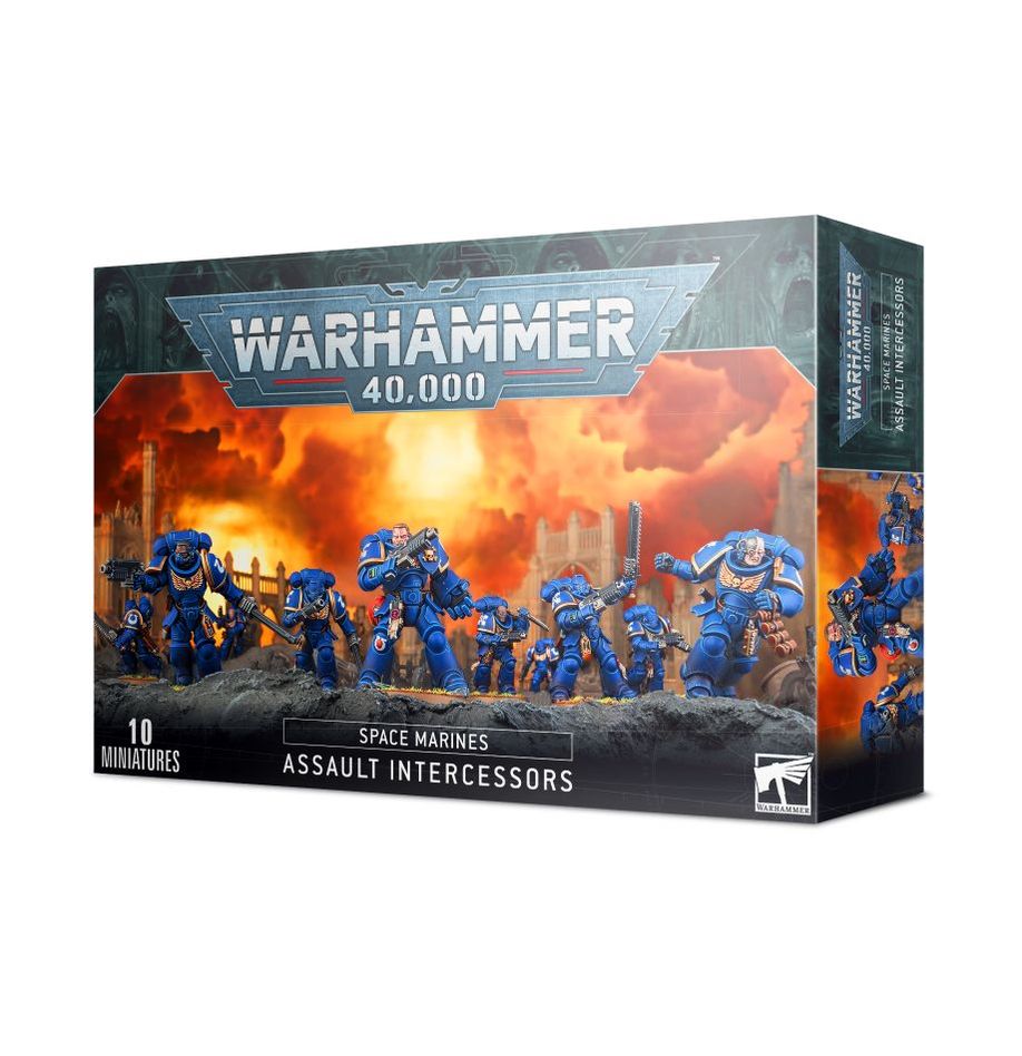 Assault intercessors Space Marines Warhammer 40K
