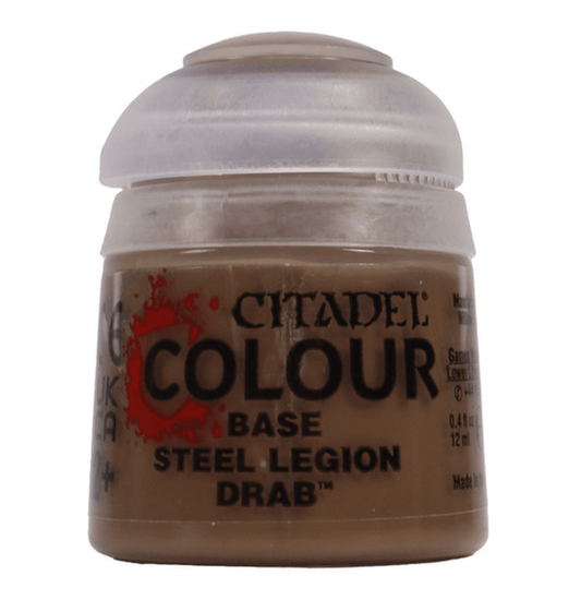 Base Steel Legion Drab 12ml Games Workshop Citadel Miniature Paint