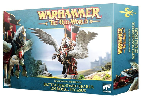 Battle Standard Bearer on Royal Pegasus Warhammer Old World WBGames