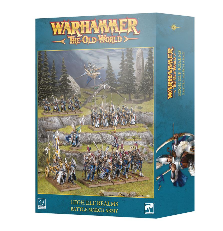 Battle March Army High Elf Realms Old World