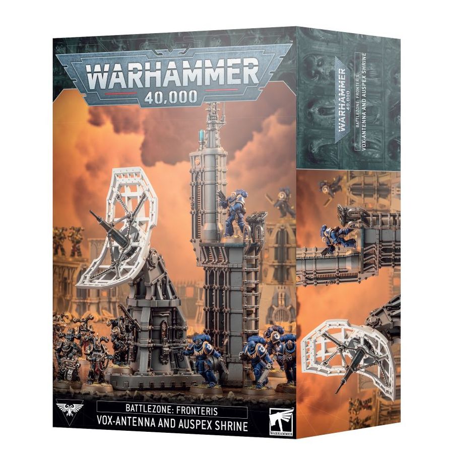 Battlezone Fronteris Vox Antenna and Auspex Shrine Terrain Warhammer 40K