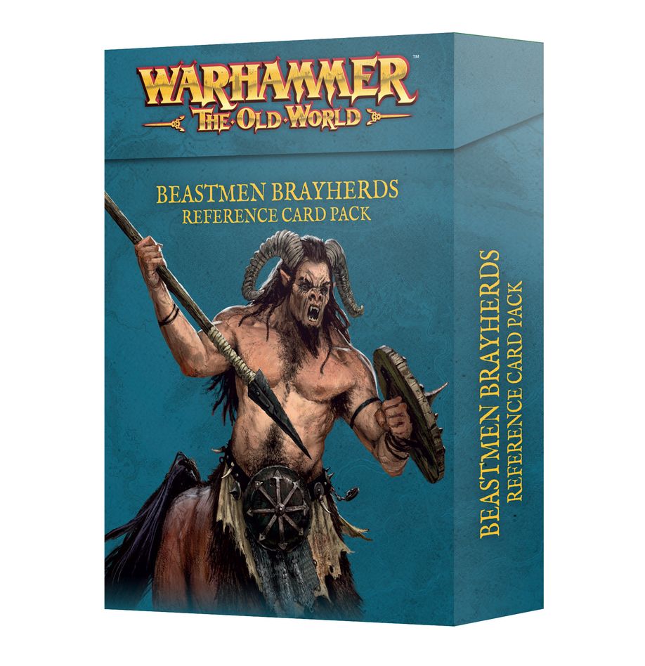 Beastmen Brayherds  Reference Card Pack Warhammer Old World