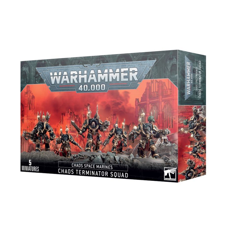 Chaos Terminator Squad Chaos Space Marines Warhammer 40K NIB!            WBGames