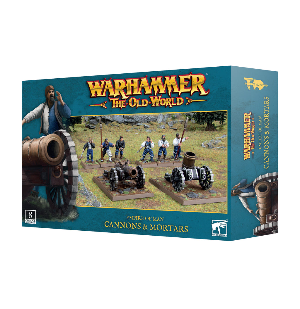Cannons & Mortars Empire of Man Warhammer Old World