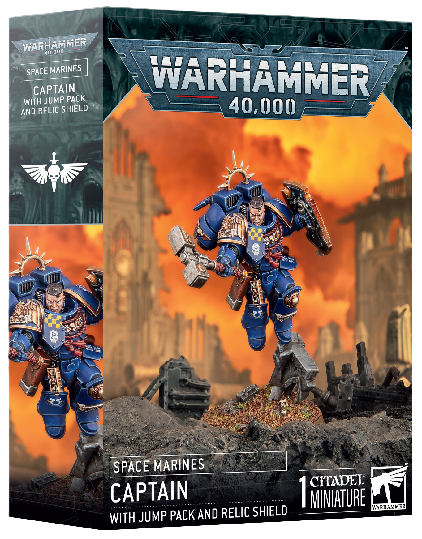 Captain Jump Pack Relic Shield Space Marines Warhammer 40K