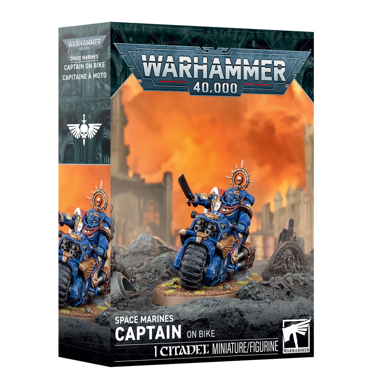 Captain on Bike Space Marines Warhammer 40K