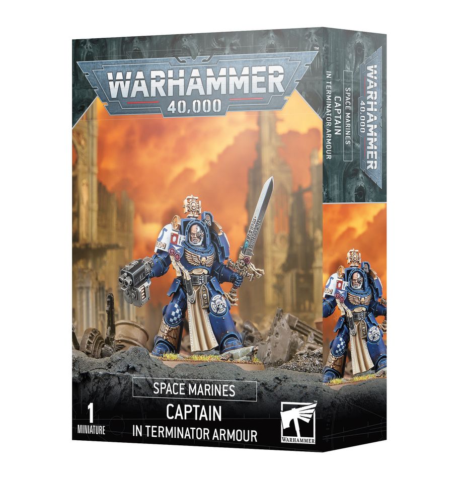 Captain in Terminator Armour Space Marines Warhammer 40K