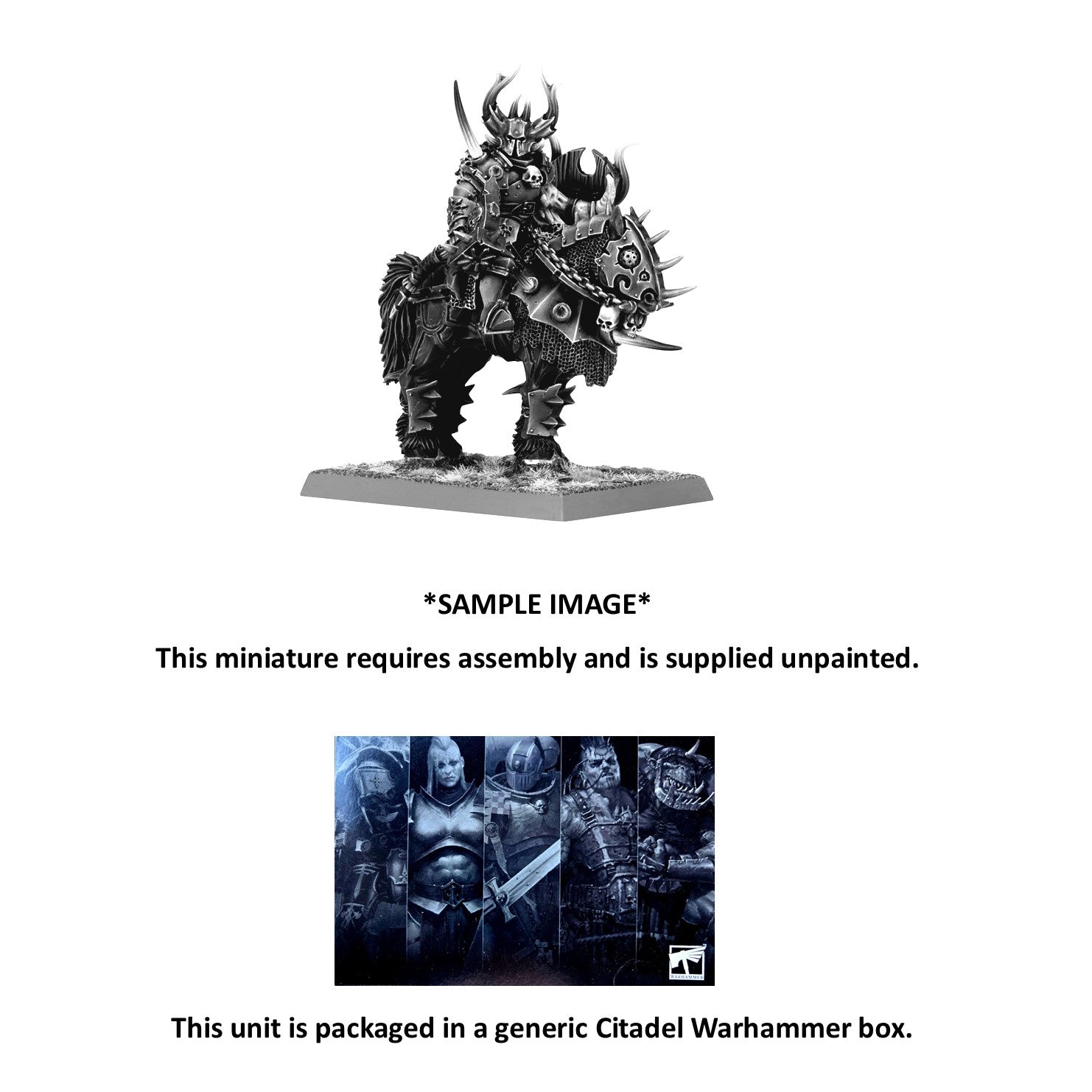 Chaos Lord on Daemonic Mount Warriors of Chaos Warhammer Old World