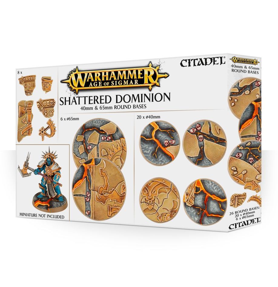 Citadel Shattered Dominion 40 & 65Mm Round Bases
