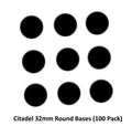 Warhammer 32mm Round Base Set 100-Pack Games Workshop