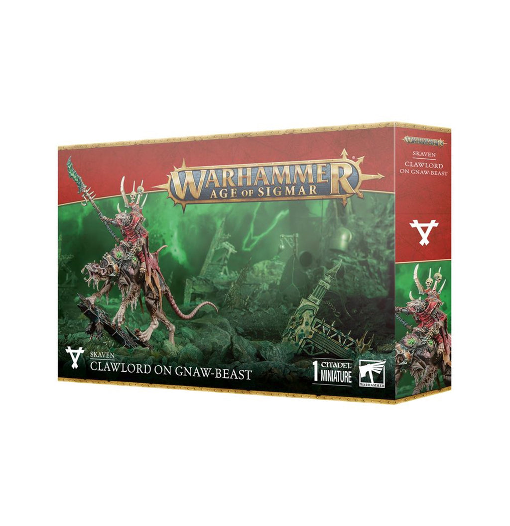 Clawlord on Gnaw-Beast Skaven Warhammer Age of Sigmar
