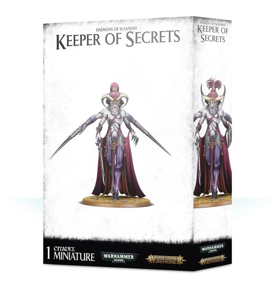 Keeper of Secrets Shalaxi Helbane Daemons of Slaanesh Chaos Warhammer 40K AoS