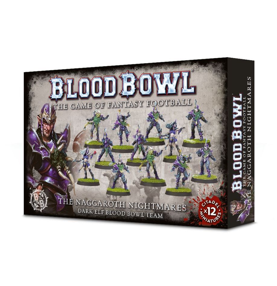 Dark Elf Blood Bowl Team the Naggaroth Nightmares Warhammer 40K
