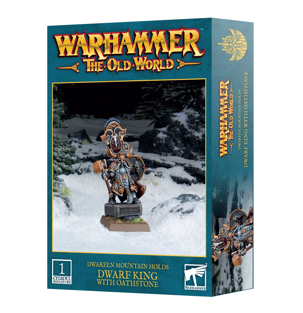 Dwarf King With Oathstone Dwarfen Warhammer Old World