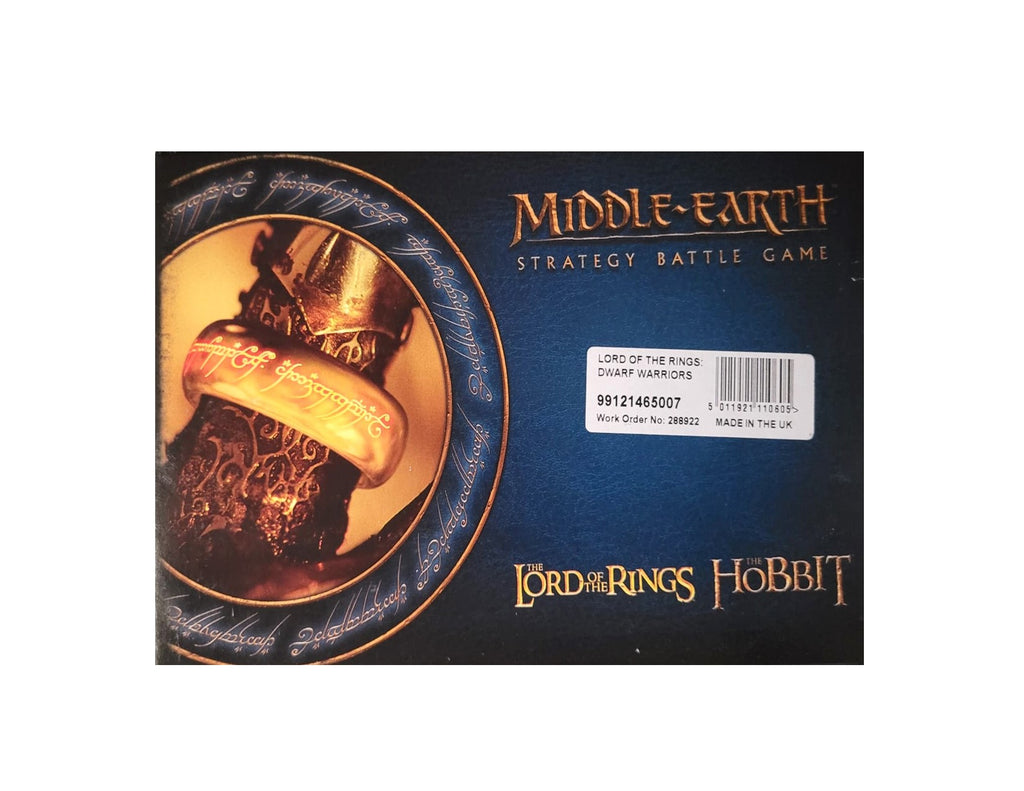 Dwarf Warriors Lord of the Rings Middle Earth Games Workshop