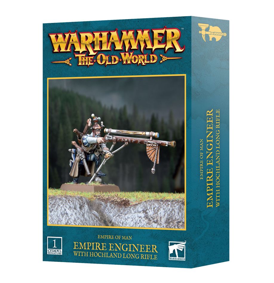 Empire Engineer With Hochland Long Rifle Empire of Man Warhammer Old World