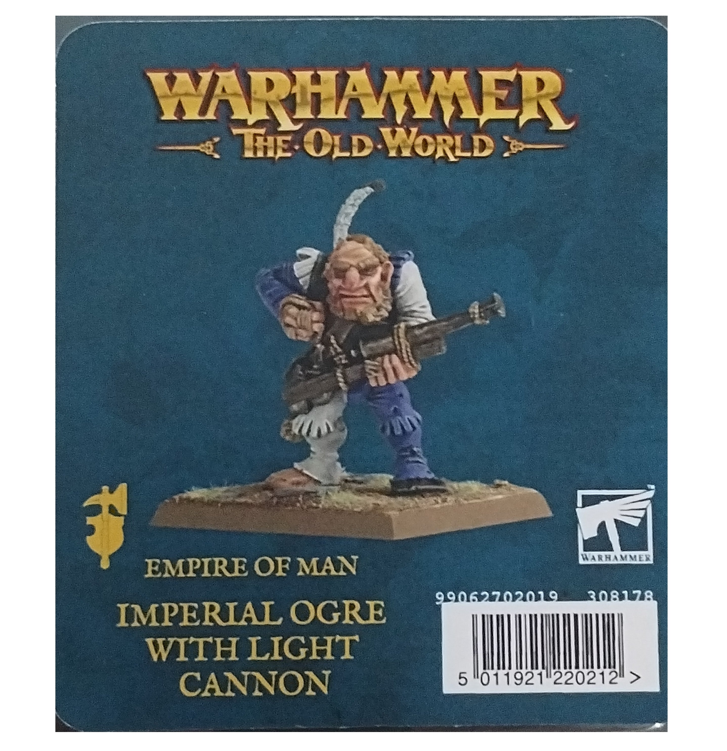 Imperial Ogre With Light Cannon Empire of Man Warhammer Old World