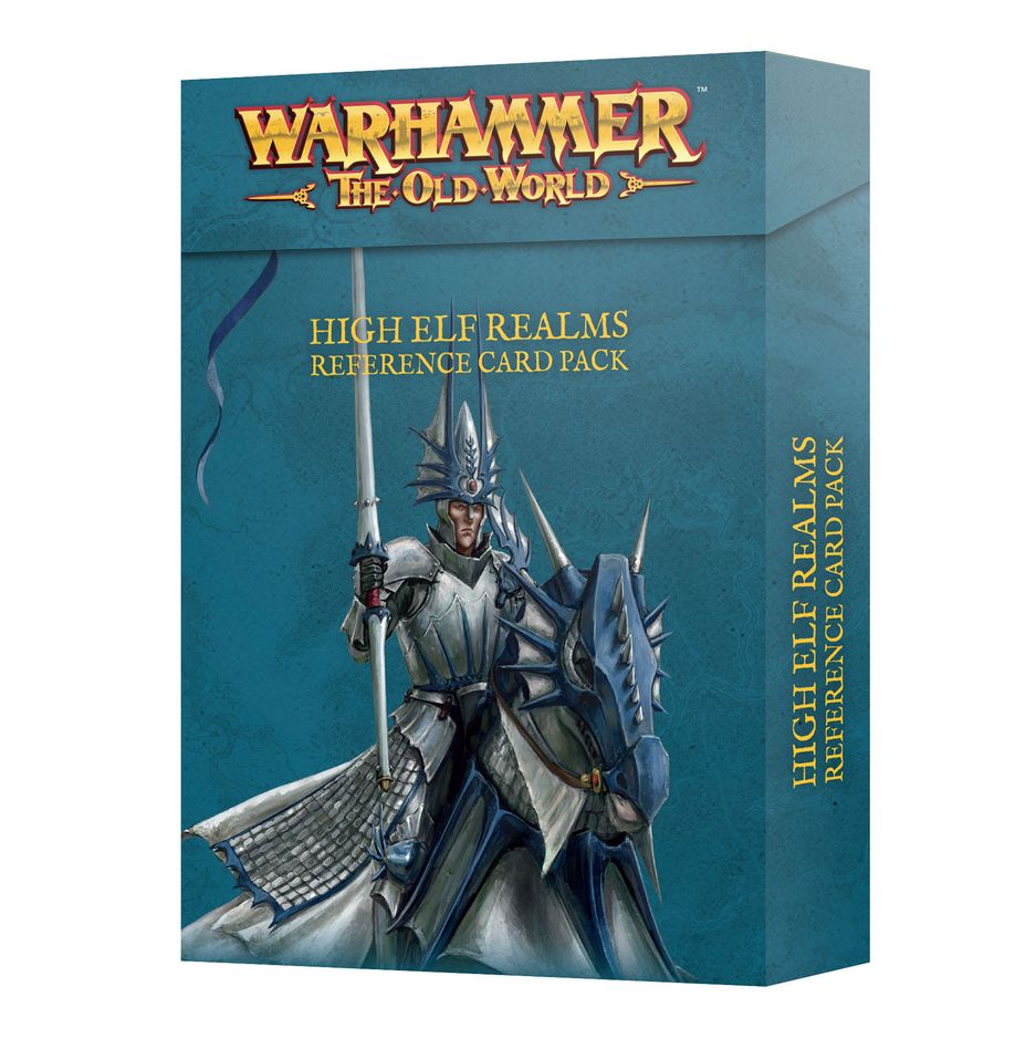 Reference Cards High Elf Realms Warhammer Old World