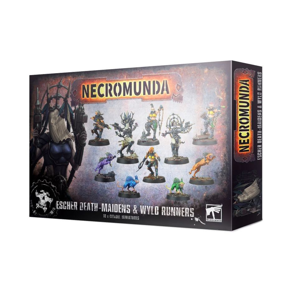 Escher Death-Maidens and Wyld Runners Necromunda Warhammer