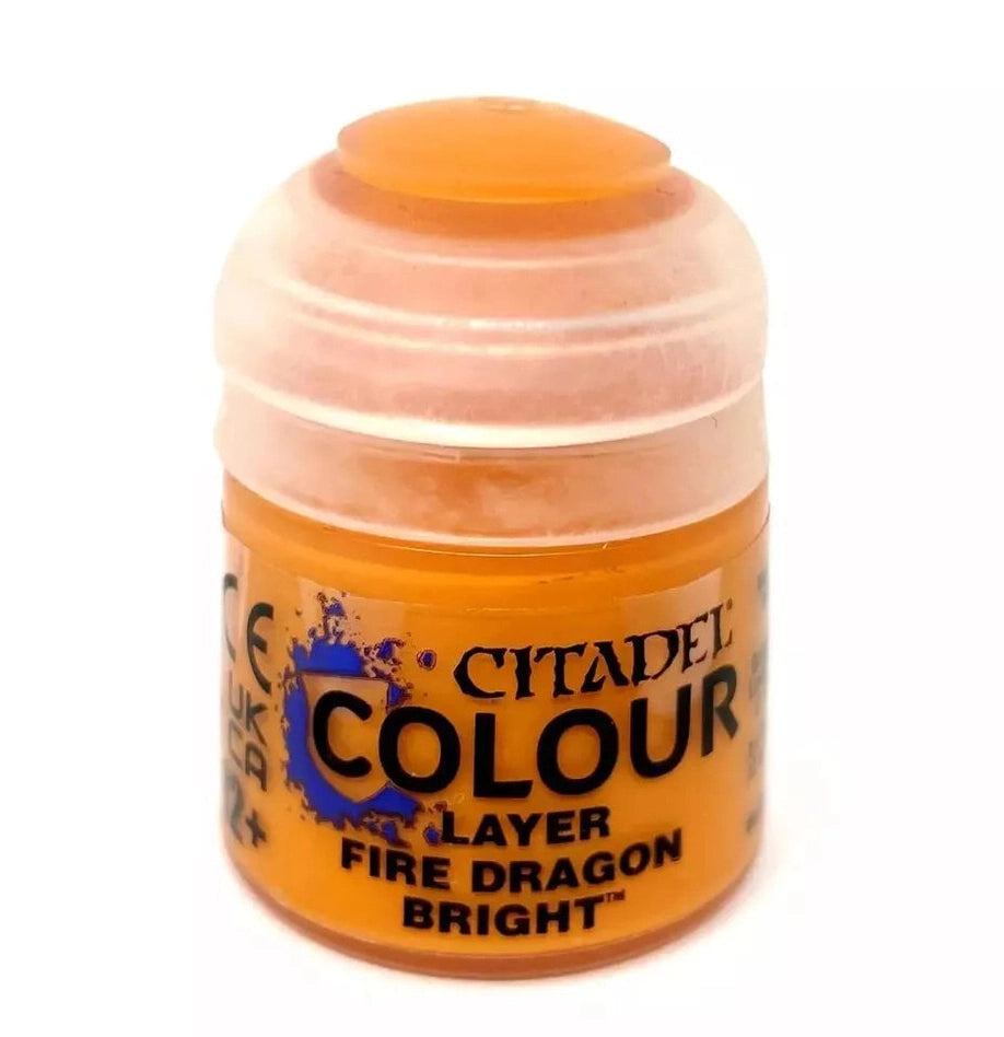 Layer Fire Dragon Bright 12Ml Games Workshop Citadel Miniature Paint