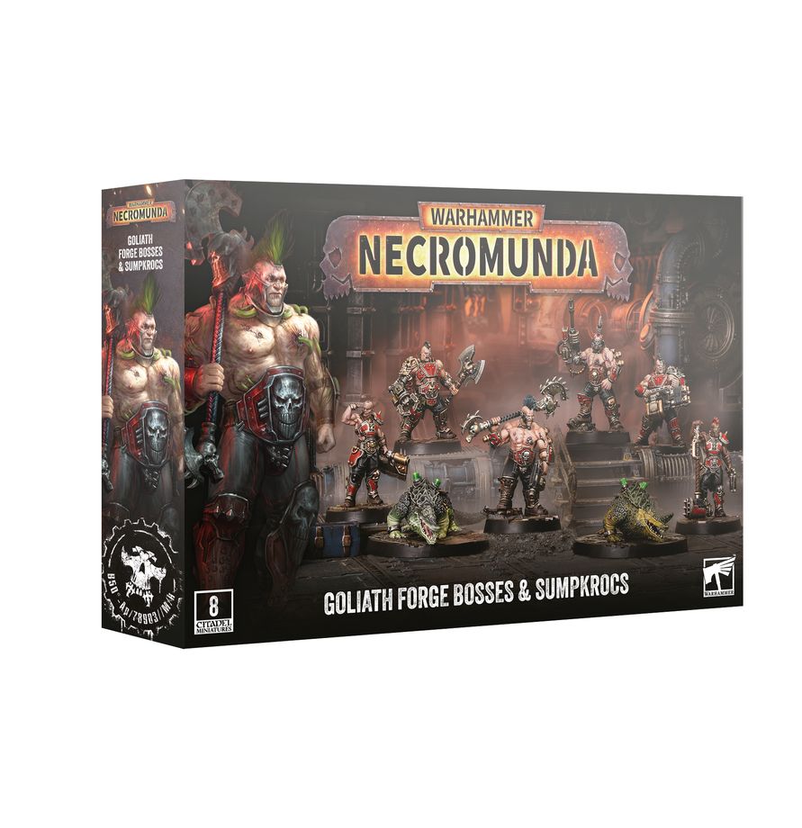 Goliath Forge Bosses & Sumpkrocs Warhammer Necromunda