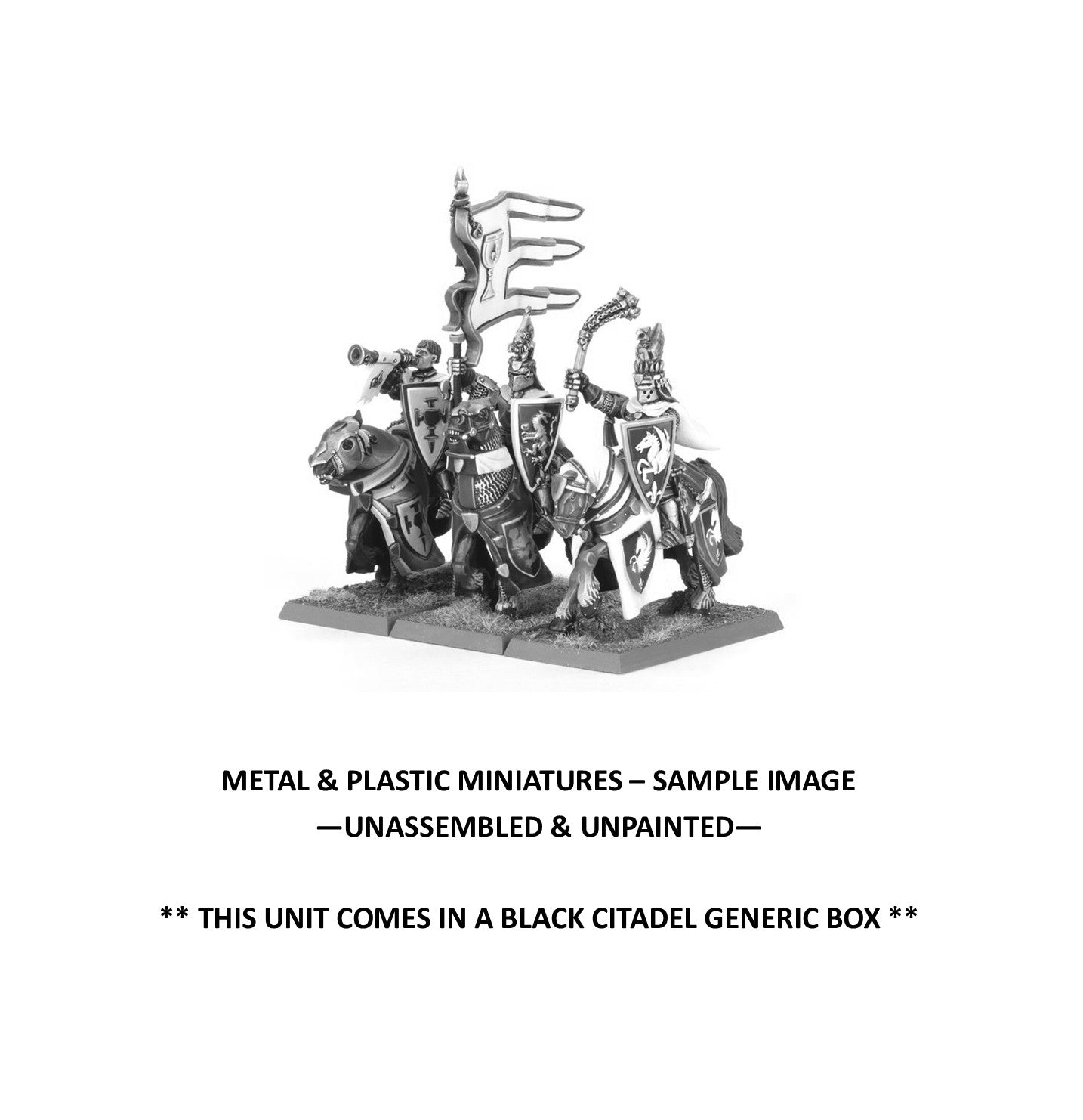 Grail Knight Command Kingdom of Bretonnia Warhammer Old World