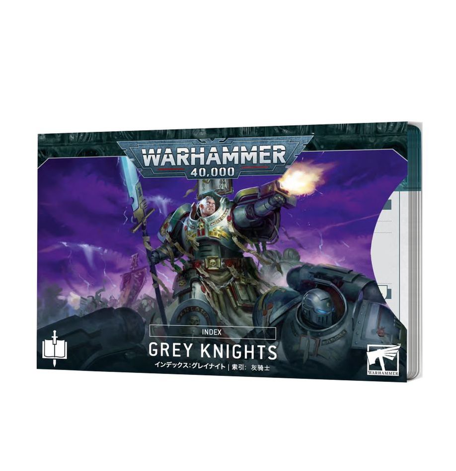Grey Knights Index Cards 10Th Edition Warhammer 40K