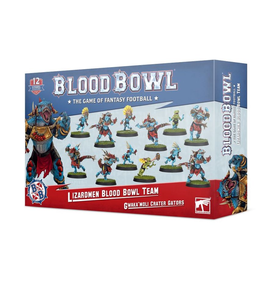 Gwaka'moli Crater Gators Lizardmen Blood Bowl Team Blood Bowl Warhammer Fantasy Games 